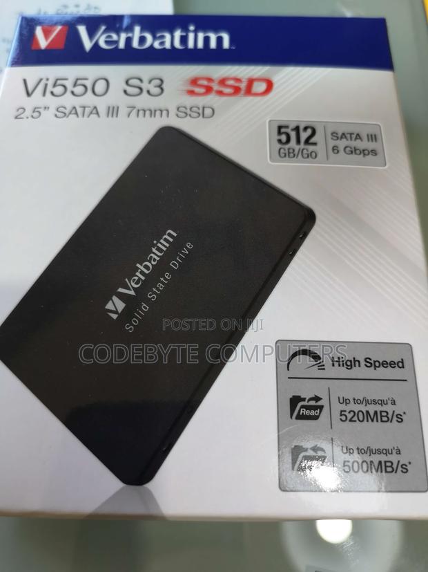 Verbatim Vi550 S3 2.5” Sata Internal SSD 512gb