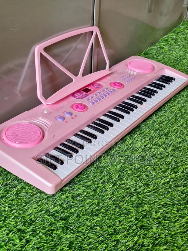 Pink Piano Keyboard With in Built Battery for Kids - thumbnail 3