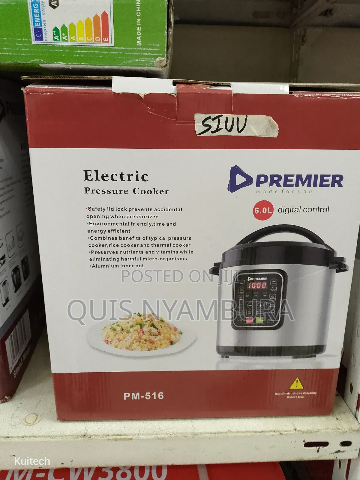 Pressure Cooker 6ltrs Premier