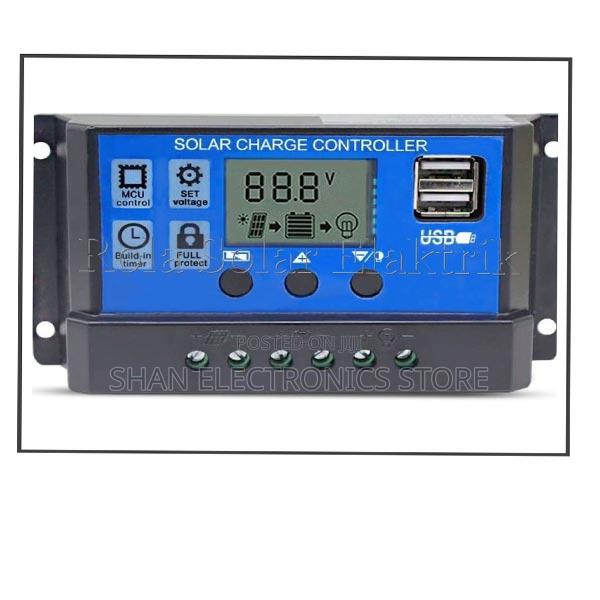GPPD Quality- Solar Charge Controller -20a-PWM-LCD - main view
