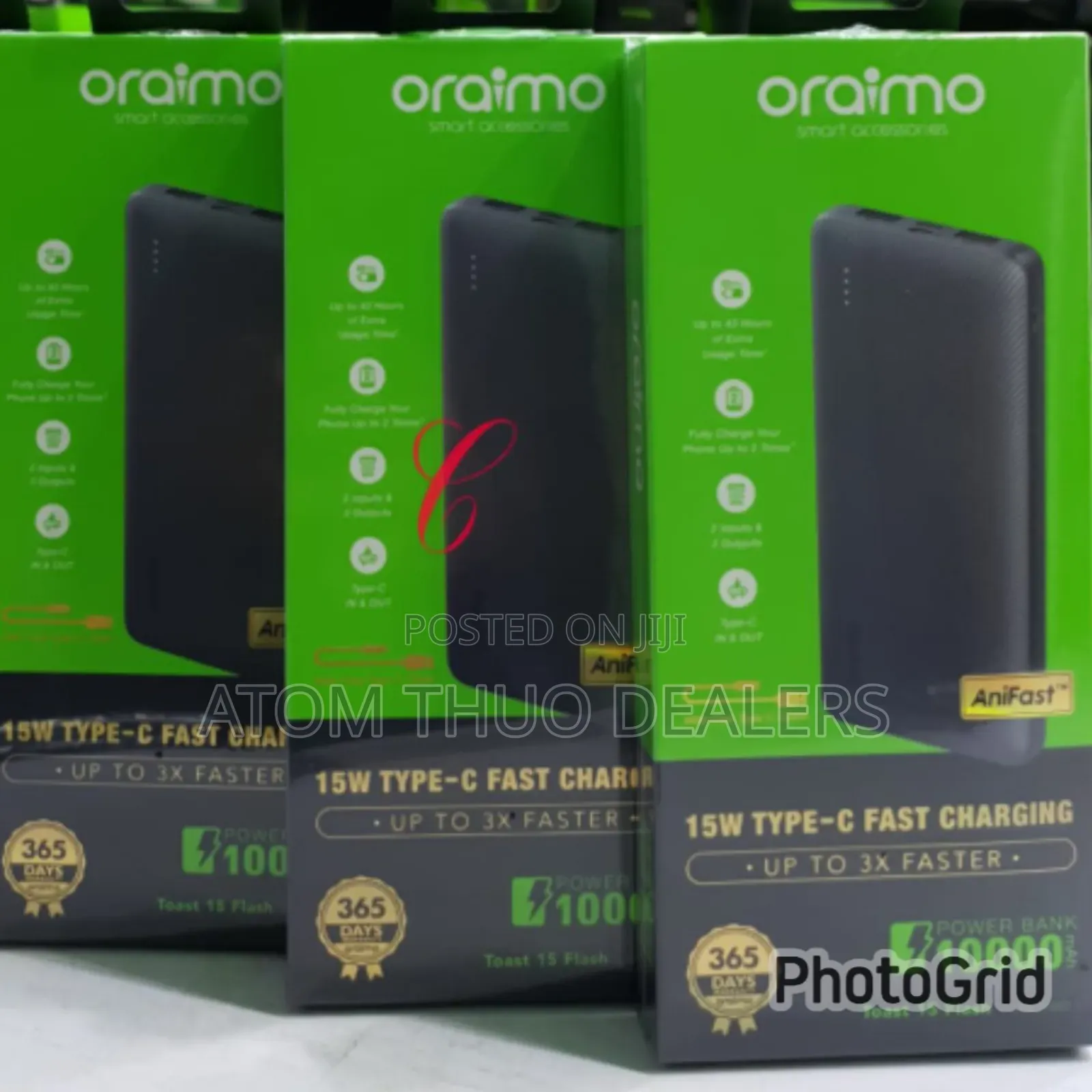 Black Oraimo OPB- 110OD Power Bank