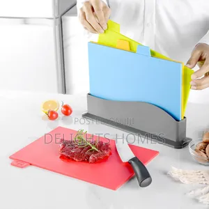 4in1 Chopping Boards Plus Stand