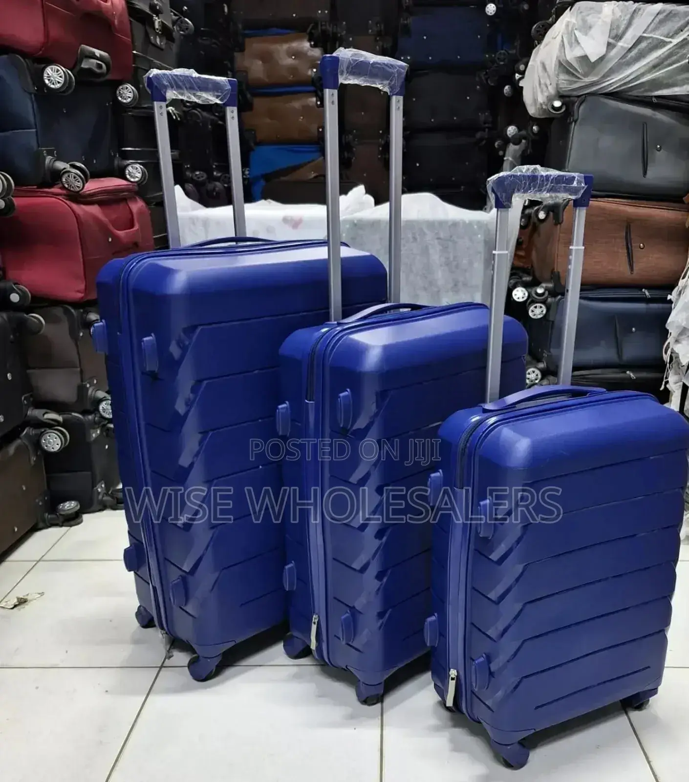3 In 1 Fibre Laxurious Suitcase Briefcase Travel Bag"