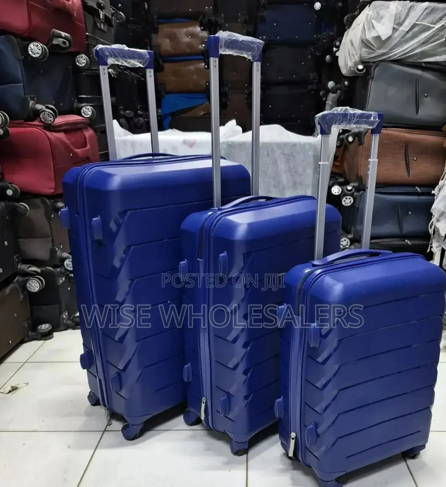 3 In 1 Fibre Laxurious Suitcase Briefcase Travel Bag"