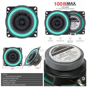 4 Inch VO-402 Audio Loudspeaker Coaxial Speaker Pair