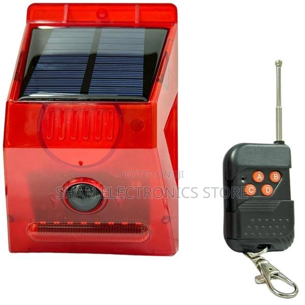 Motion Detector Led Solar Alarm 129db Loud Remote 4mode Ip65 - main view