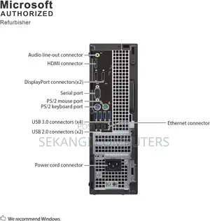 Desktop Computer Dell OptiPlex 3050 8GB Intel Core I5 HDD 500GB
