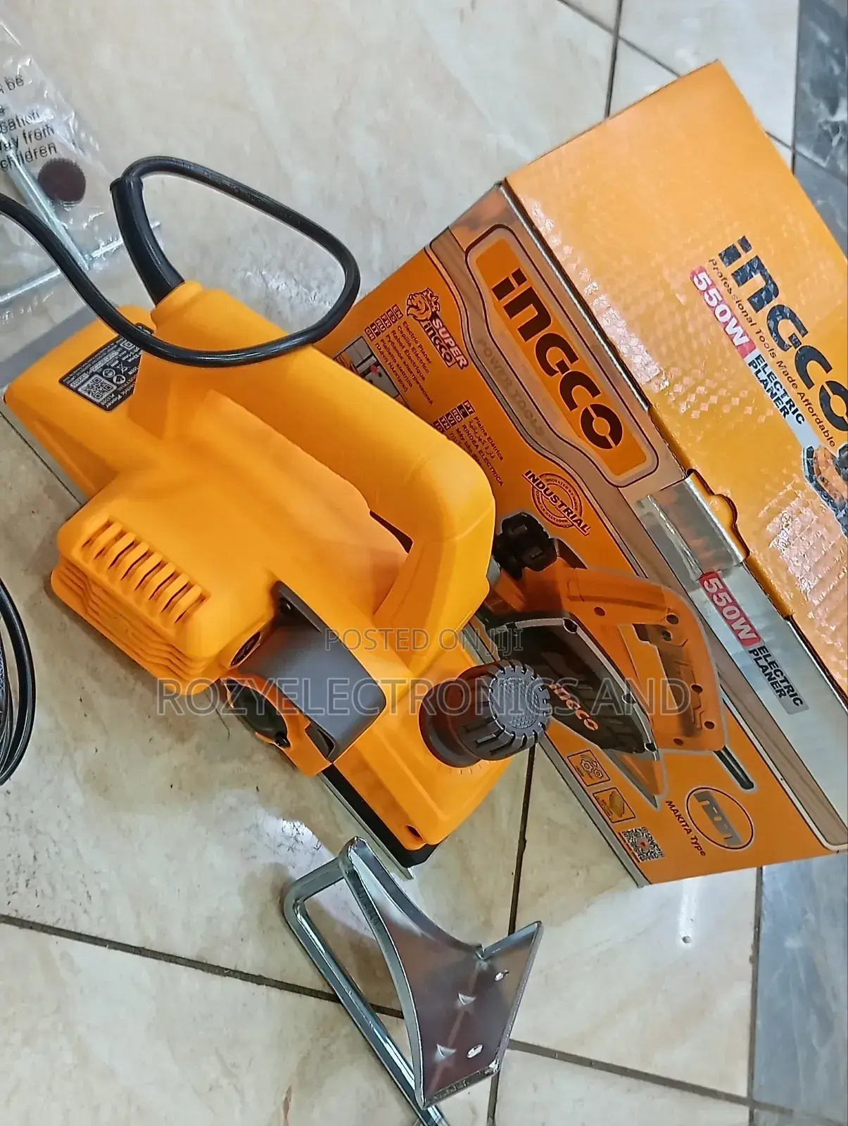 Electric Planer Ingco 550 Watts