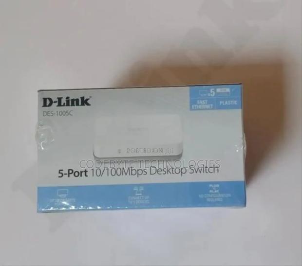 D-Link DES-1005C/B 5 Port 10/100base-T Unmanaged Switch - main view