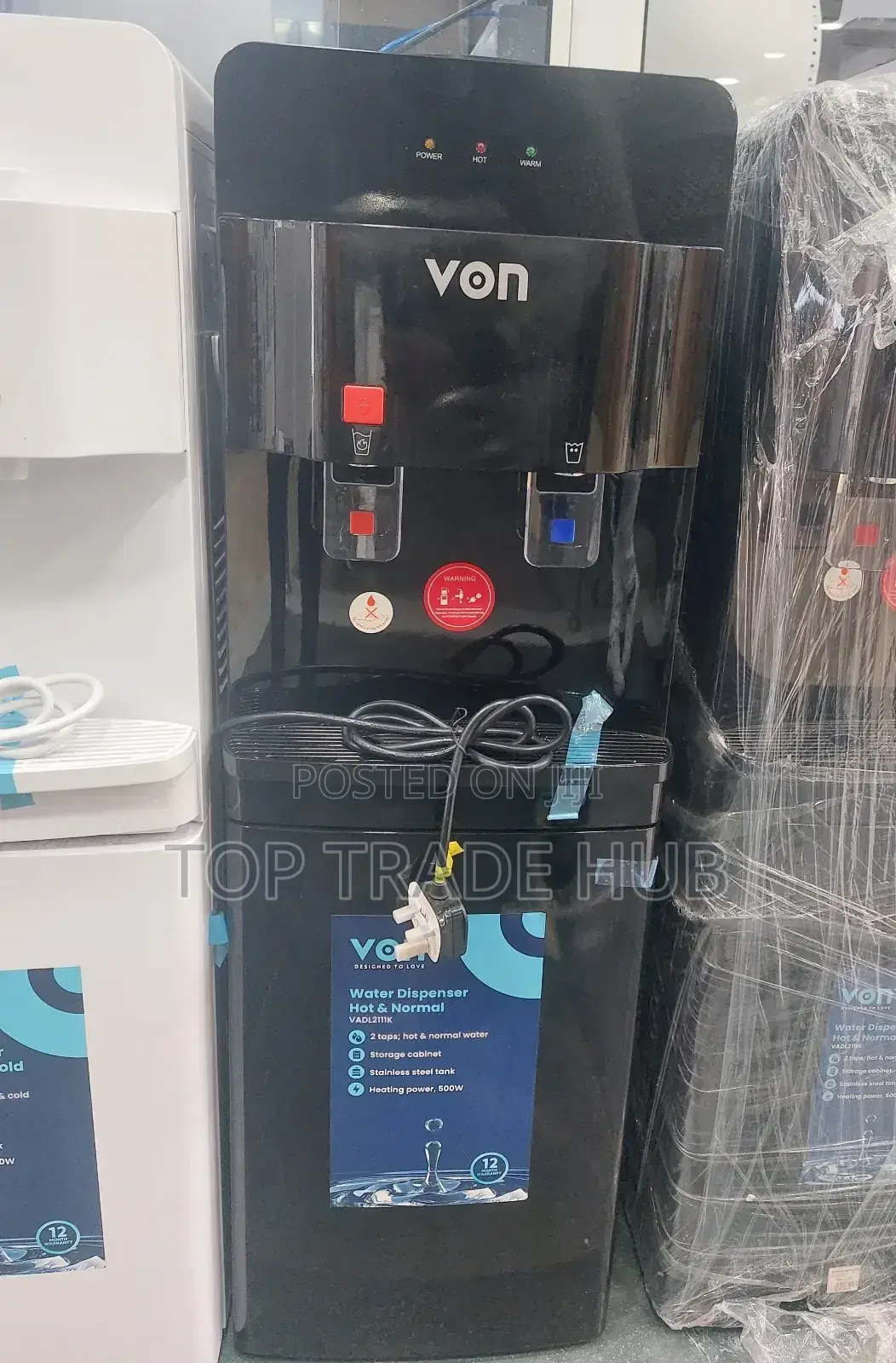 Latest Von 2-Tap Hot Normal Water Dispensers