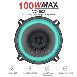 5" Car Speaker 2-Way 100w Coaxial Speakers