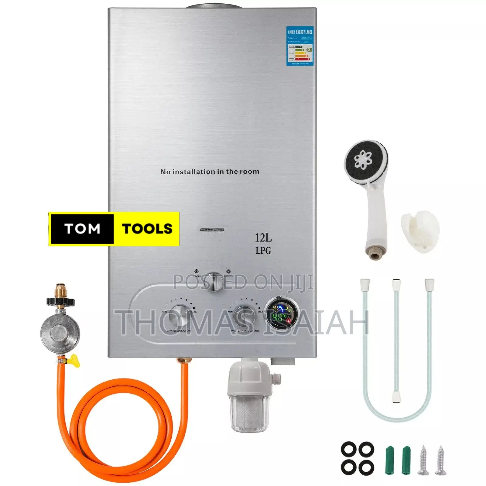 12L LPG Gas Instant Shower Tankless Water Heater