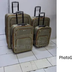 Fashion 4 in 1 Unbreakable Luxurious Fabric Suitcase