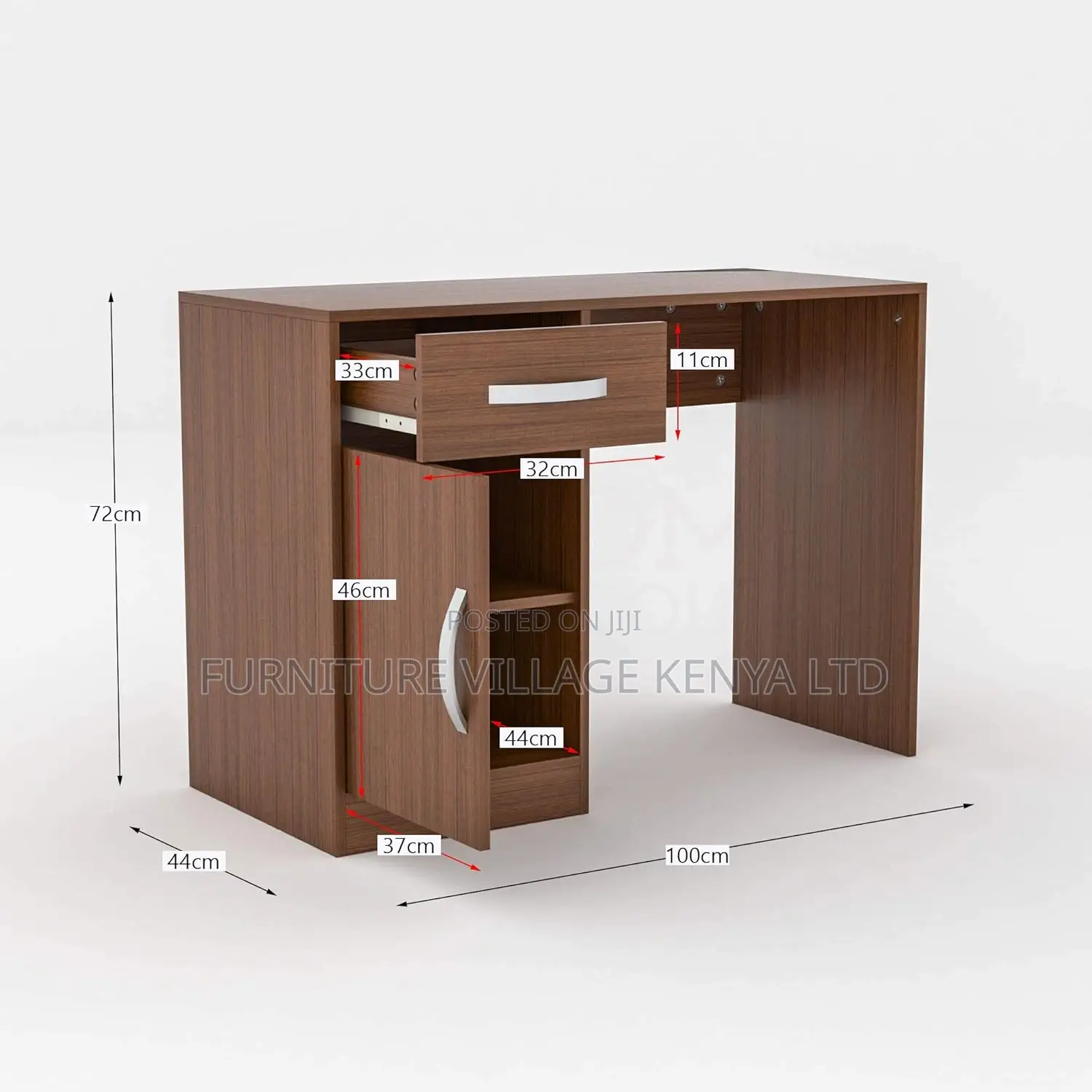 Computer Desk With Drawer and Door