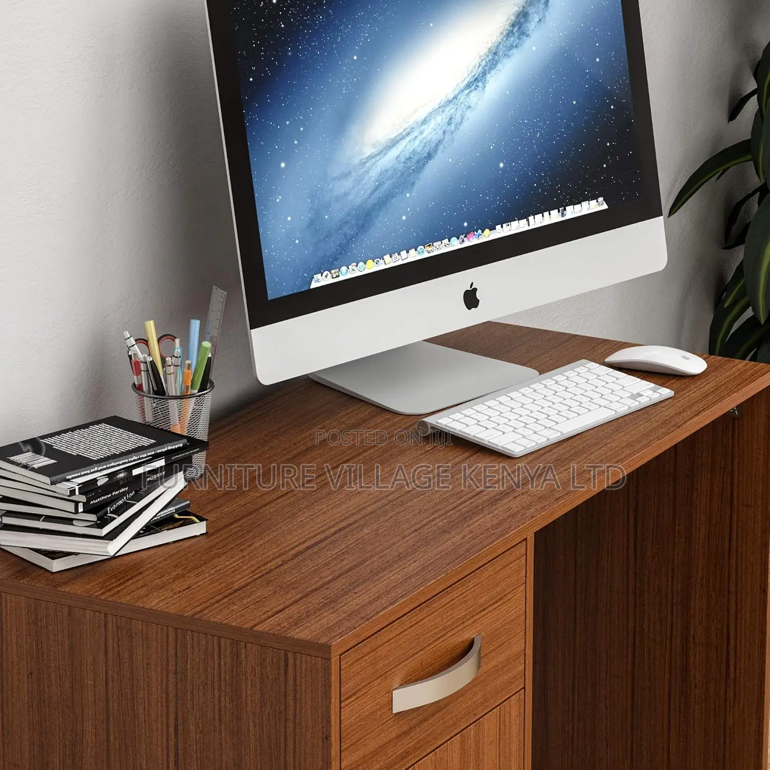 Computer Desk With Drawer and Door