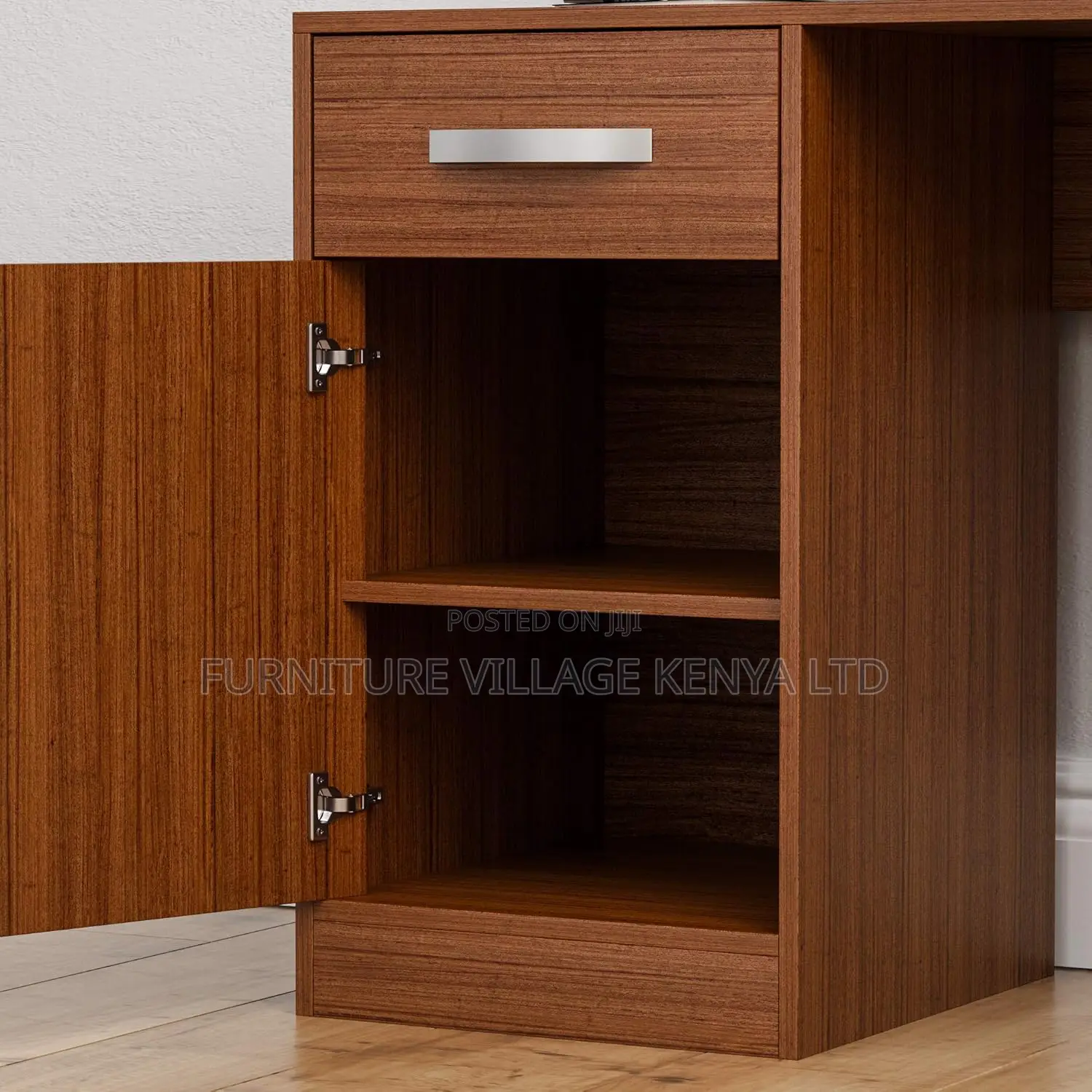 Computer Desk With Drawer and Door