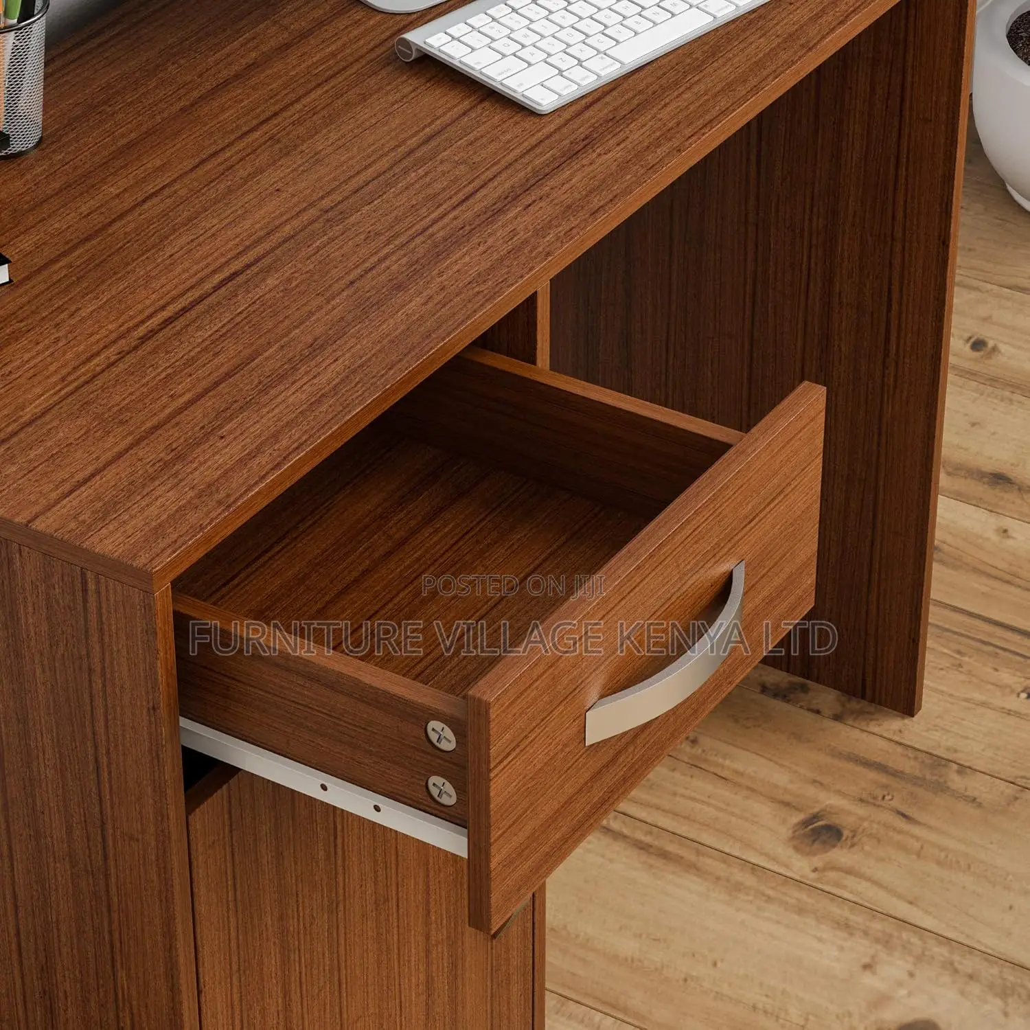 Computer Desk With Drawer and Door