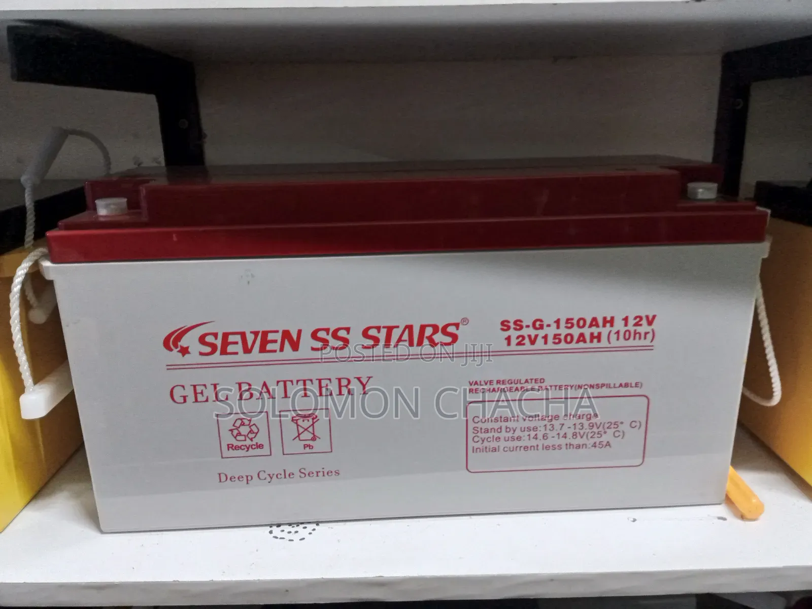 150ah 12V Seven Ss Stars Gel Battery Best Quality