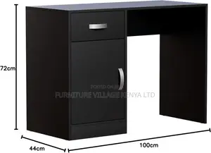 1200mm Home Office Study Desk With Lockable Drawers