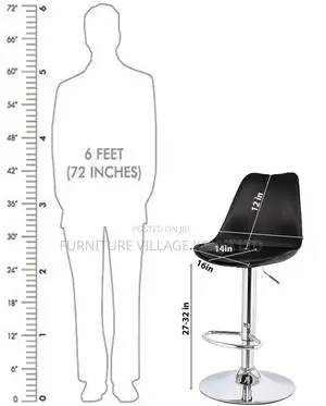 Curvy Kitchen Stool/Bar Stool