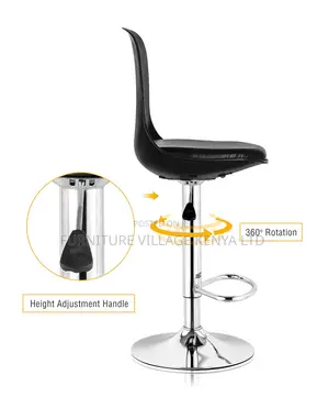 Rapid High Bar Chair/Kitchen Stool in Black