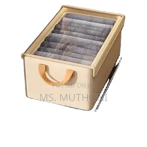 1pc Storage Box With Steel Frame and a Moisture Proof Lid