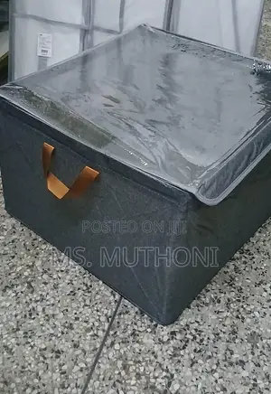 1pc Storage Box With Steel Frame and a Moisture Proof Lid