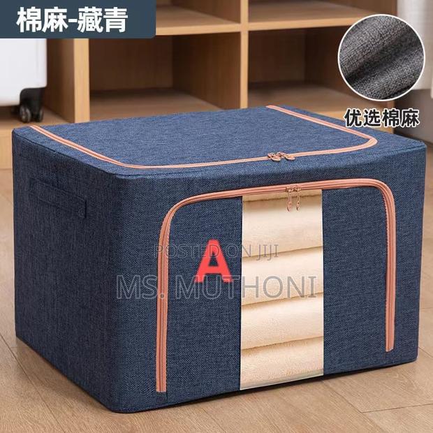 100L Zipped Storage Box/ Wardrobe Organiser - thumbnail 2