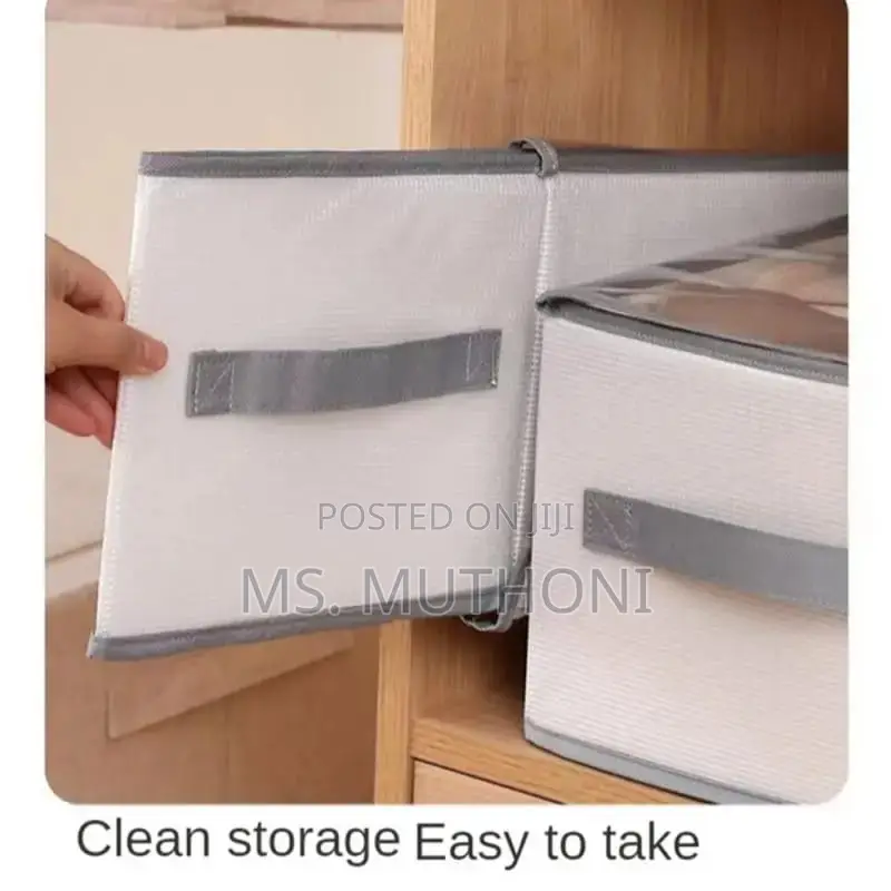 8 Case Jeans/ Pants Organiser With Dust Proof Lid