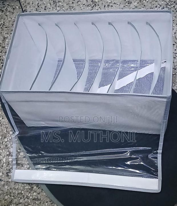 8 Case Jeans/ Pants Organiser With Dust Proof Lid - thumbnail 5