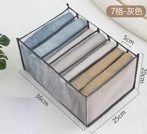 A Pair (2) 7 Grid Mesh Jeans Organiser