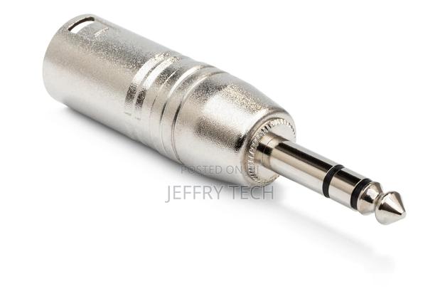 Adapter XLR 3 Male to 1/4 in TRS