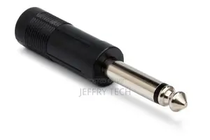 Adapter 1/4 in TRS to 1/4 in TS