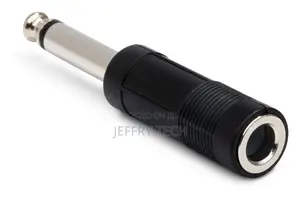 Adapter 1/4 in TRS to 1/4 in TS