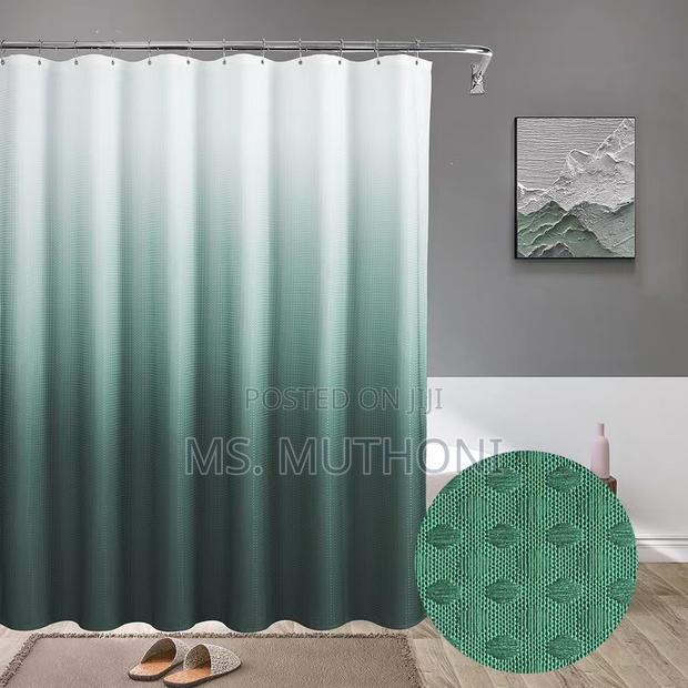 180*200cm Shower Curtains With Hooks - main view