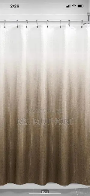 180*200cm Shower Curtains With Hooks