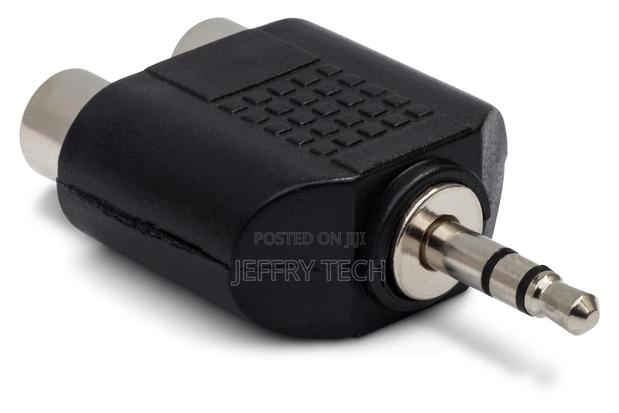 Adapter Dual RCA to 3.5 Mm TRS