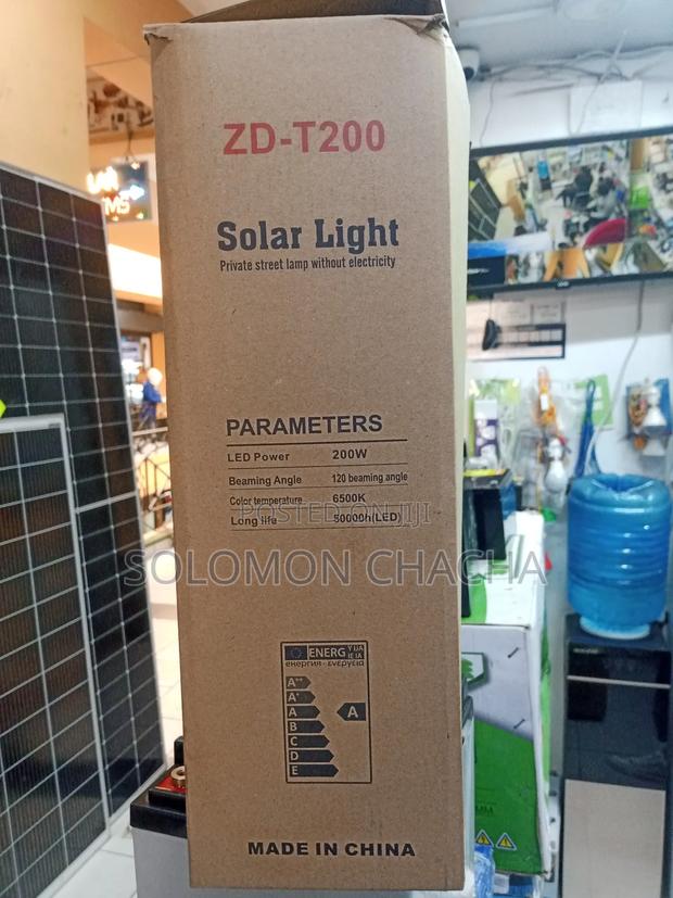 ZD 200W FLOOD Solar Light All Weather Light - thumbnail 3