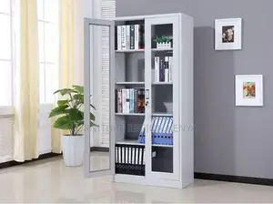 Glass Fronted Steel Filling Cabinet