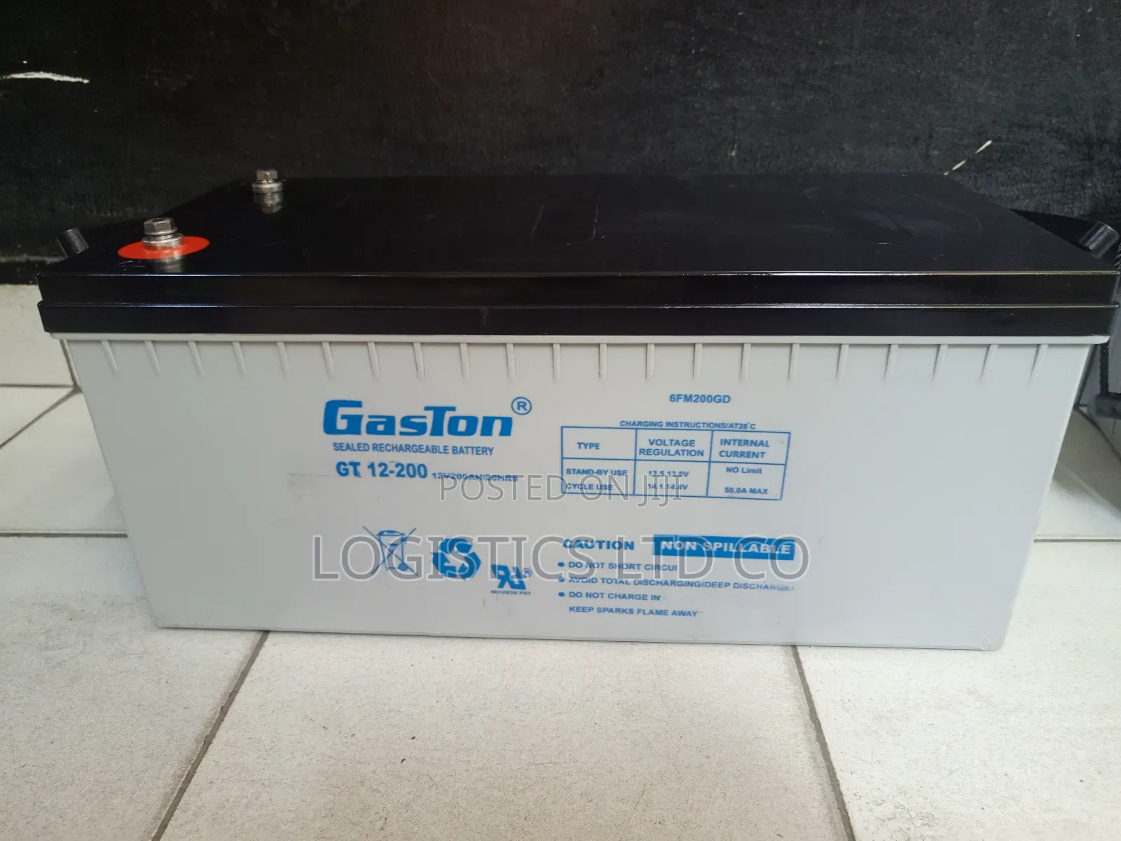 Gaston 200ah/12v Rechargeable Battery