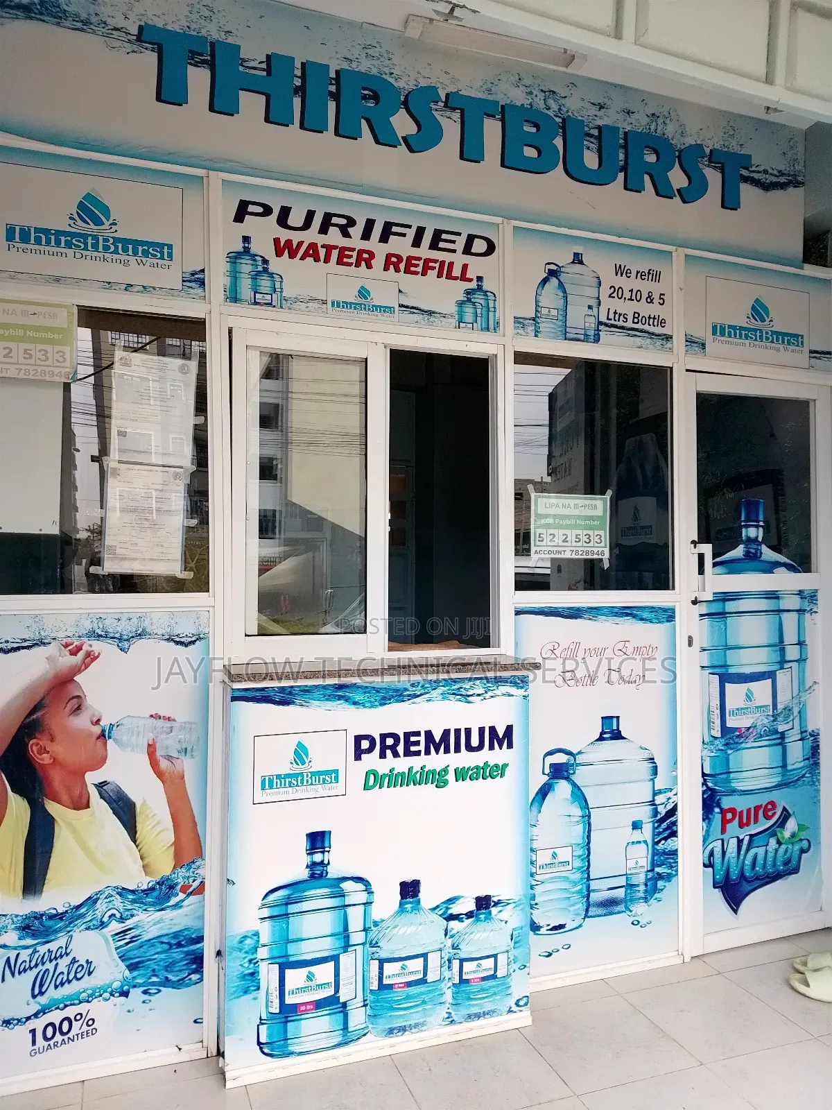 Water Purification And Vending Setup