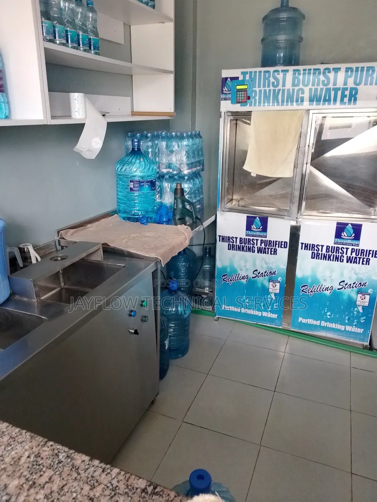 Water Purification And Vending Setup