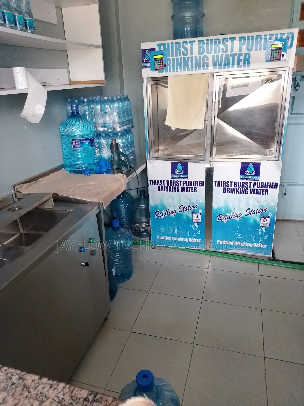 Water Purification And Vending Setup