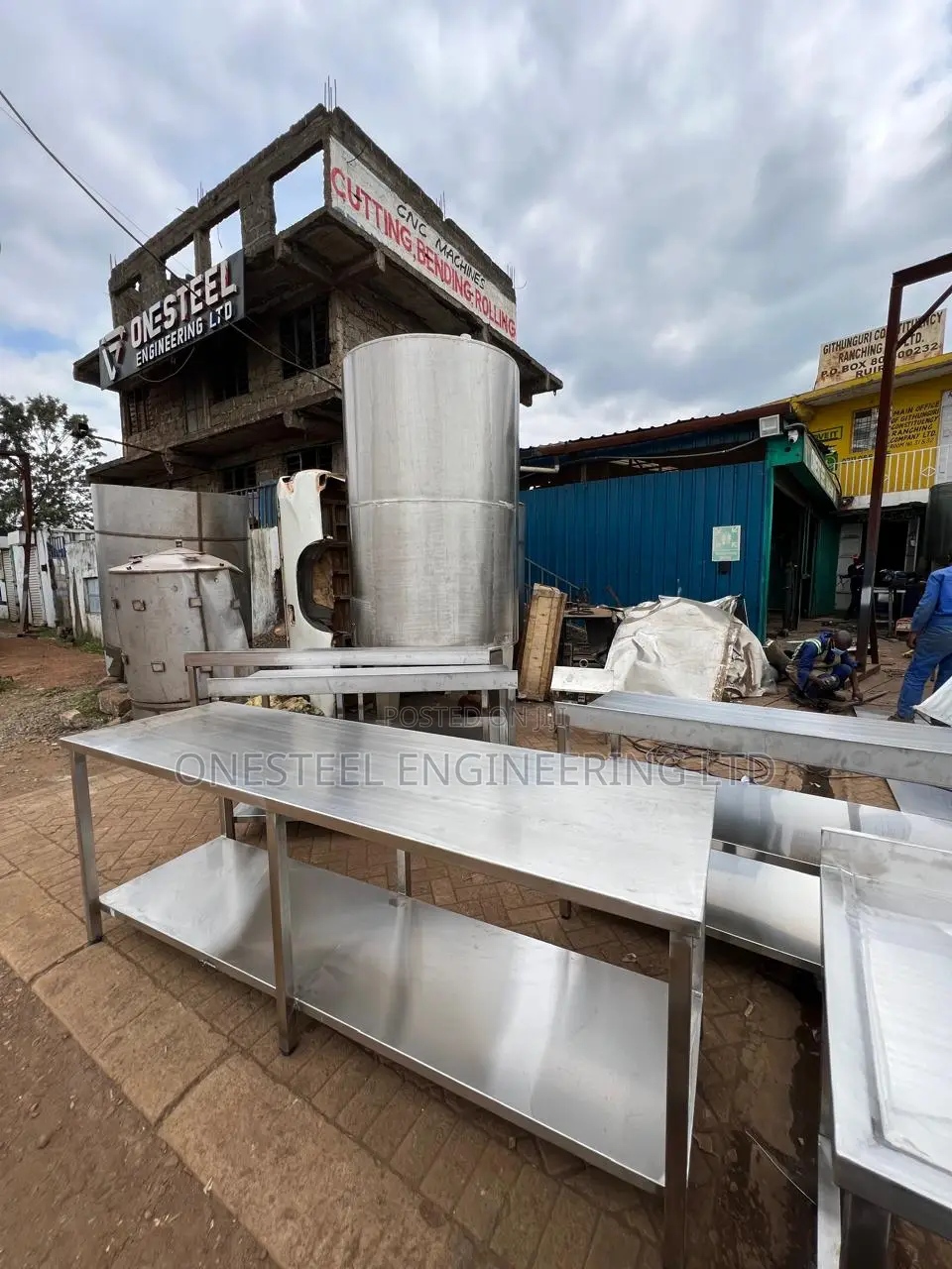 Stainless Steel Working Table With Undershelf