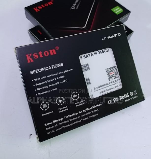 Kston 256GB SSD 2.5′′ SATA LLL Support Windows - main view