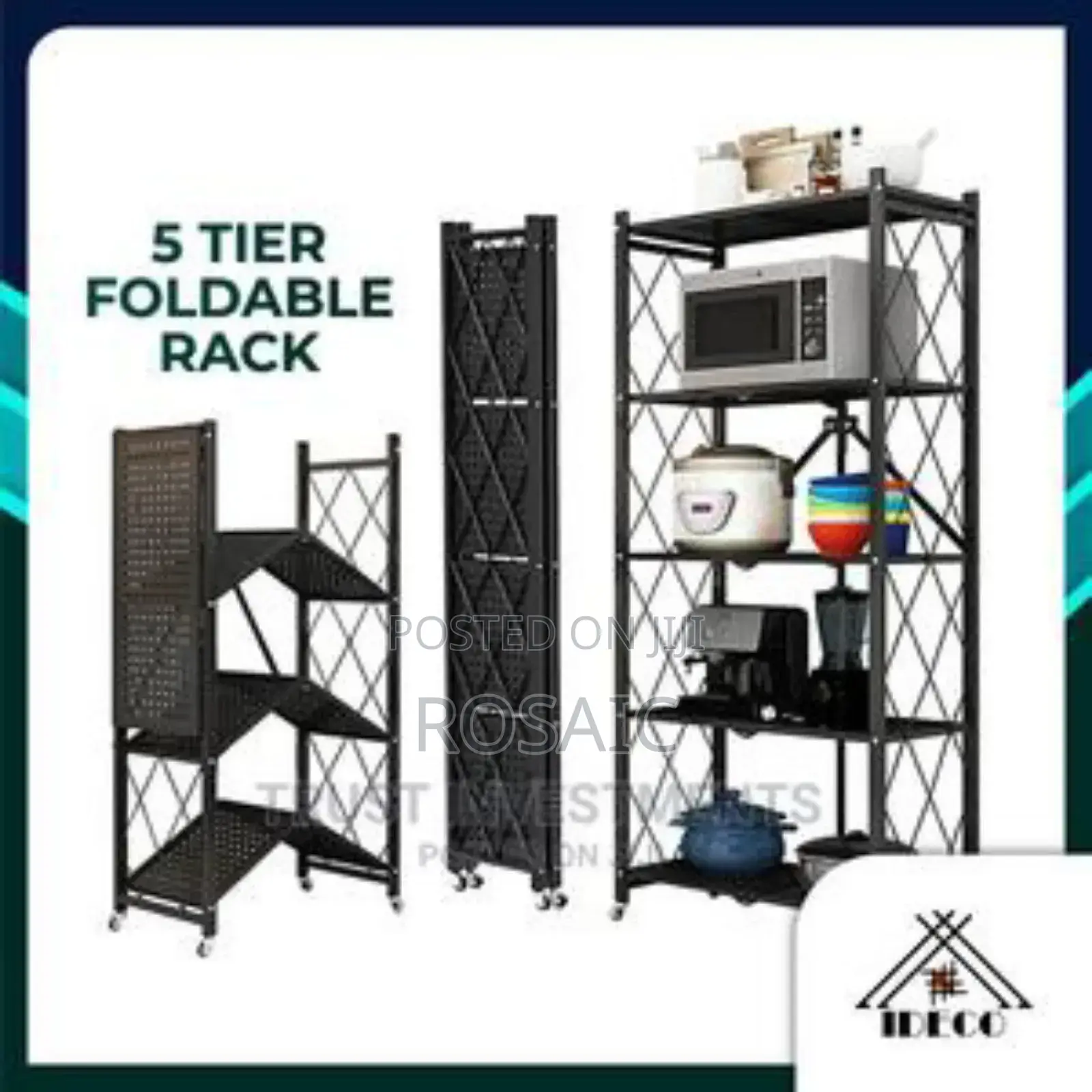 5 Tier Dish Rack Foldable