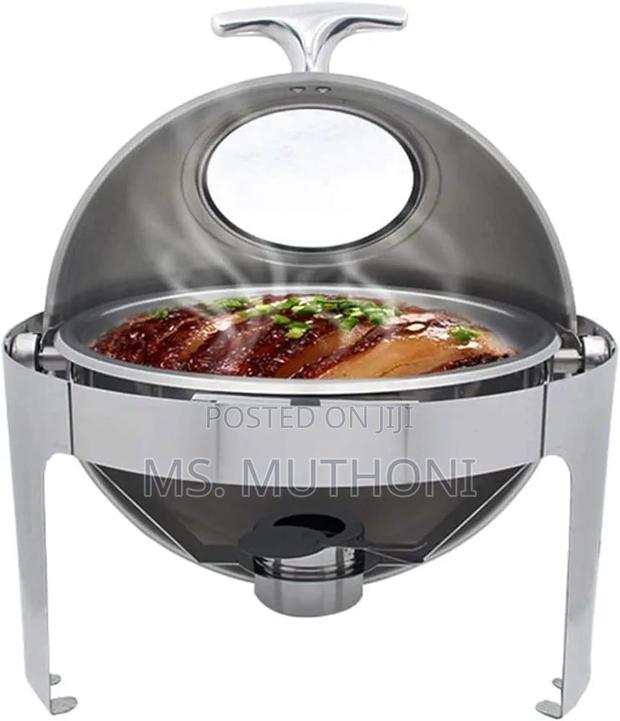 6L Executive Classy Heavy, Stainless Steel Round Roll Top