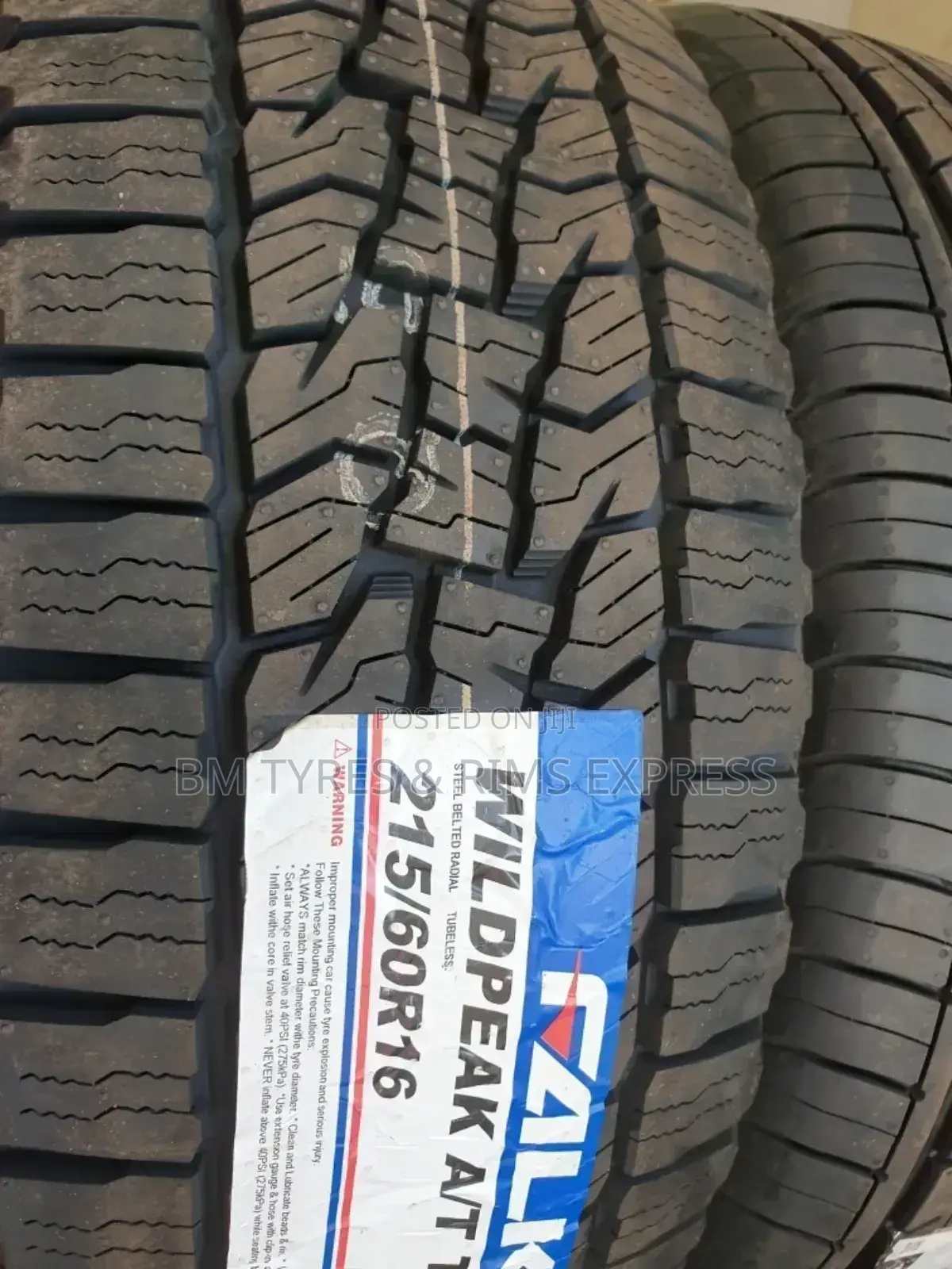 215 /60 R16 Falken A/T.