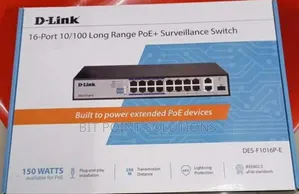 D-Link DES-F1016P-E 16-Port Fast Ethernet