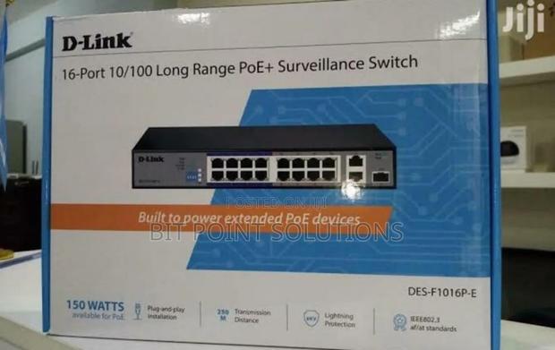 DES-F1016P-E//D-link DES-F1016P-E 16-Port
